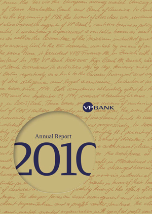 Geschäftsbericht 2010 - VP Bank Gruppe